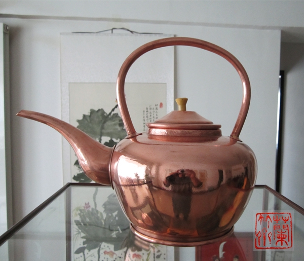 藏族红铜茶壶